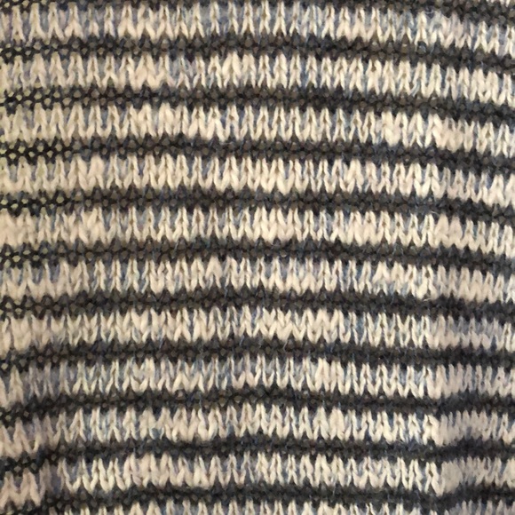 Blue and White Striped Relaxed Cardigan - Picture 2 of 6